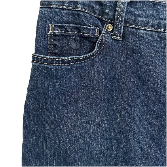 Gloria Vanderbilt Amanda Jeans Womens 10 SHORT Blue Denim Stretch 30x28 - Picture 4 of 14